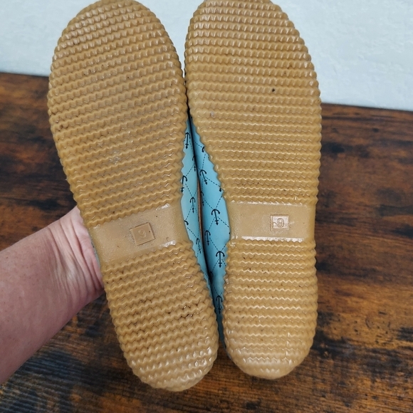 Western Chief Blue Anchor Women's Slip On Casual Flat Shoes 9 - Picture 8 of 9